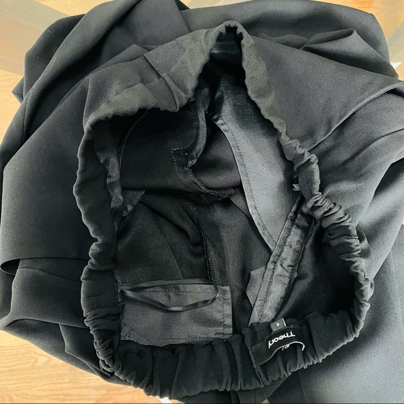 Theory Black Japanese Crepe Pull on pants - Picture 9 of 11